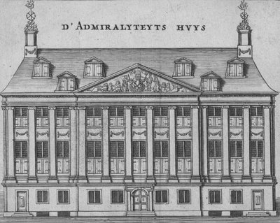 DAdmiralyteyts Huys, late 17th-early 18th century by Unbekannt