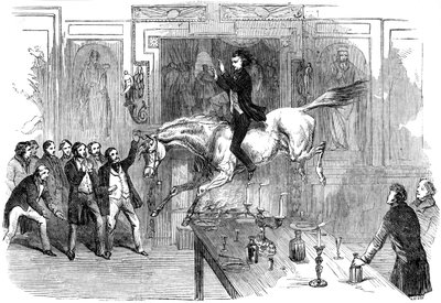 Daring Leap in the Dining Room of the White Hart Hotel, Aylesbury, Buckinghamshire by Unbekannt