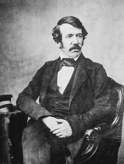 David Livingstone, Scottish Missionary and Explorer, 19th Century by Unbekannt