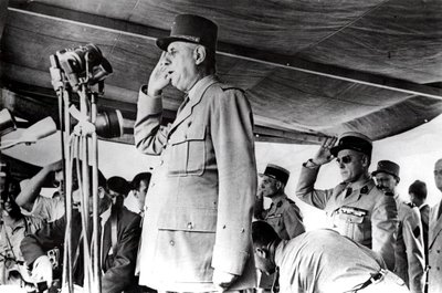De Gaulle in Algeria, May 1958 by Unbekannt