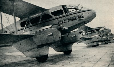 De Havilland DH89 Aircraft Used on Some of the Railway Air Service Routes, c1934-c1937 by Unbekannt