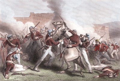 Death of Brigadier Adrian Hope, Indian Mutiny by Unbekannt