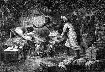 Death of David Livingstone, Scottish Missionary and Explorer, 1 May 1873, 1877 by Unbekannt