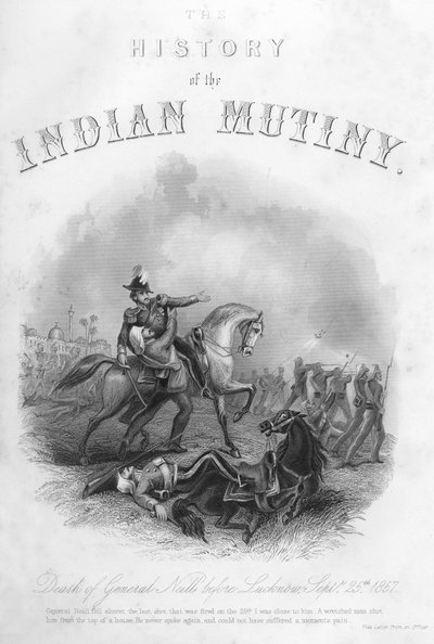 Death of General Neill before Lucknow, 25th September 1857, c1860 by Unbekannt