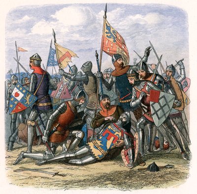 Death of Henry Percy Harry Hotspur at the Battle of Shrewsbury, 21 July 1403, c1860 by Unbekannt