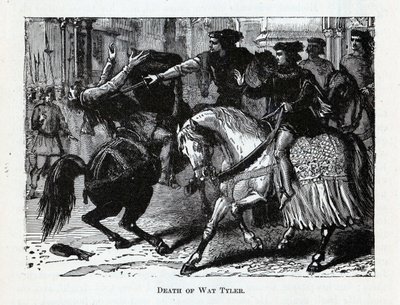 Death of Wat Tyler by Unbekannt