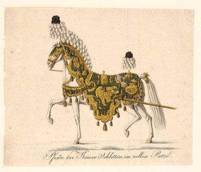 Decorated Horse Furniture of the Emperor