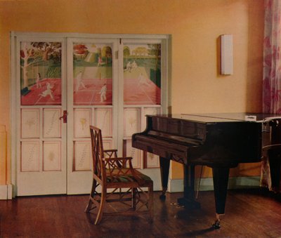 Decoration by Eric Ravilious at Sir Geoffrey Fry
