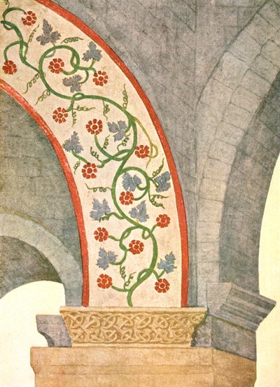 Decoration in St John the Baptist church, Grandson, Vaud, Switzerland by Unbekannt