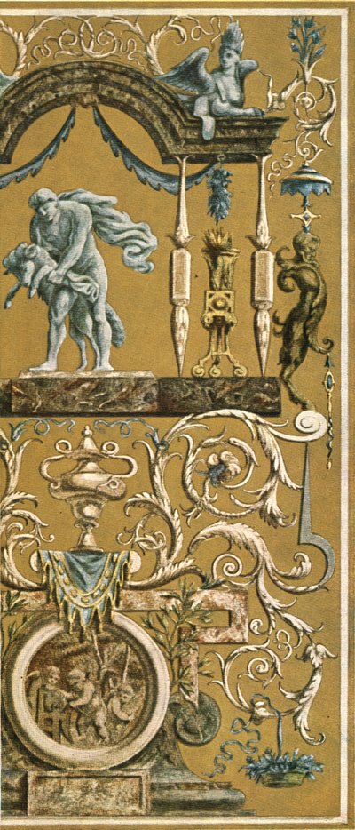 Decorative Painting in the Louvre, Paris, France, 1928 by Unbekannt