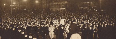 Demonstration in Whitehall, December 10th, 1936 by Unbekannt