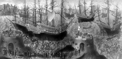 Departure of Henry VIII from Dover, May 1520 by Unbekannt