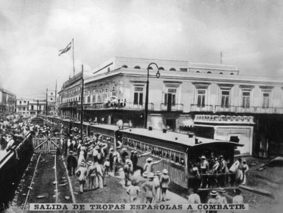 Departure of Spanish troops by Unbekannt