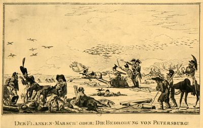 The Flank March! Or: The Threat to Petersburg! by Unbekannt