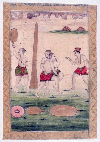 Desakha Ragini, Ragamala Album, School of Rajasthan, 19th century by Unbekannt