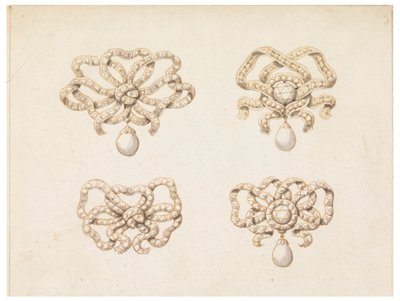 Design for Four Bow Knots by Unbekannt