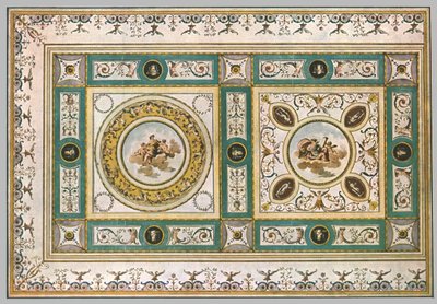 Design for a Ceiling in a Living-Room, Italy by Unbekannt