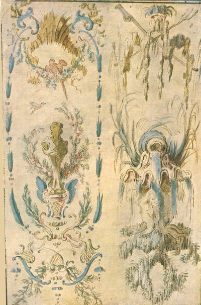 Design for a Mural Decoration, France, 1928 by Unbekannt