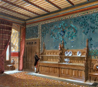 Design for an Interior, 1868 by Unbekannt