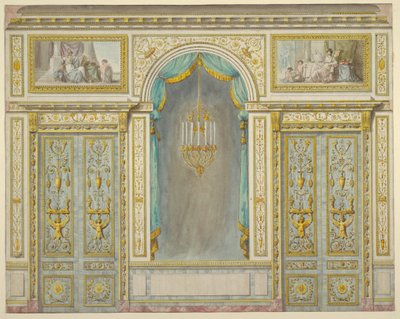 Design for the Wall Decoration for Marie-Antoinette