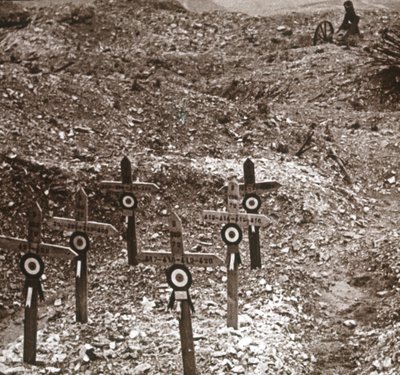 Destroyed Battery, Fort Vaux, Northern France by Unbekannt