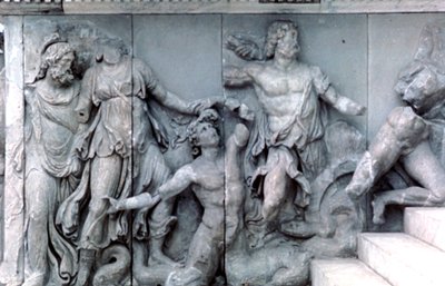 Detail from the Great Frieze of the Pergamon Altar (detail) by Unbekannt