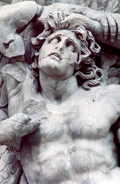 Detail from the Great Frieze of the Pergamon Altar by Unbekannt
