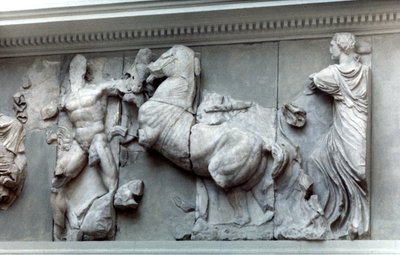 Detail from the Great Frieze of the Pergamon Altar by Unbekannt