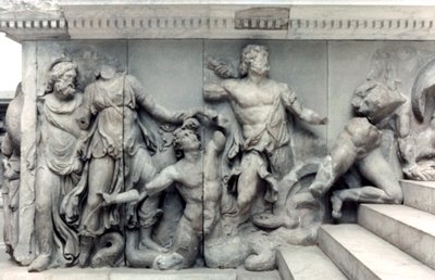 (Detail) from the Great Frieze of the Pergamon Altar by Unbekannt