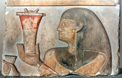 (Detail) of a Bas Relief from El-Bahrain, Egypt, 22nd-20th Century BC by Unbekannt