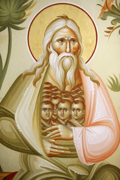 Abraham (detail), Capernaum Greek Orthodox Church, Capernaum, Israel by Unbekannt