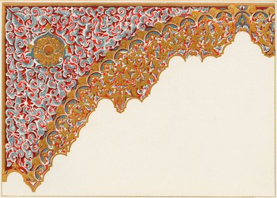 Detail of an Arch. Portico of the Court of Lions, 1907 by Unbekannt