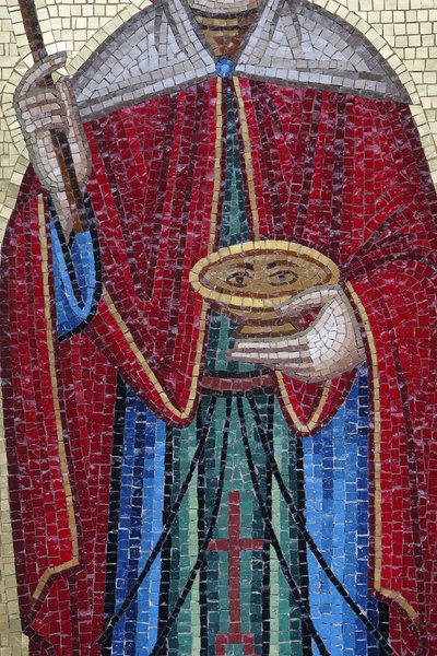 Detail of an Orthodox Mosaic in a Troodos Village, Saint Paraskevi by Unbekannt