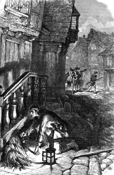 Detection of an incendiary, American Revolutionary War, c1776 by Unbekannt