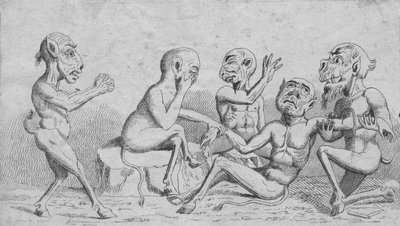 Devils at Home - Breathing a Vein, 19th Century by Unbekannt