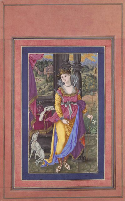 Diana, Goddess of the Hunt, Folio from the Davis Album by Unbekannt