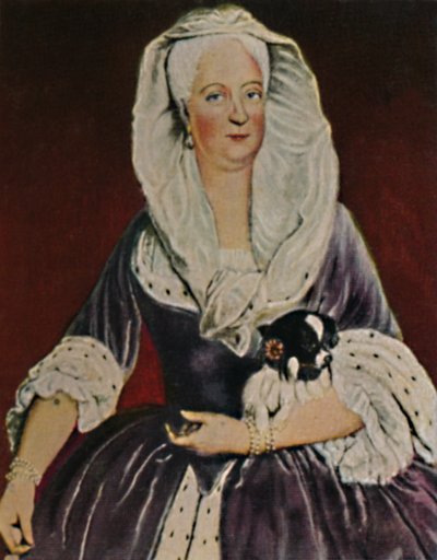 The Mother of Frederick the Great 1687-1757 by Unbekannt