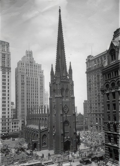 Trinity Church in New York by Unbekannt