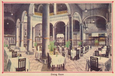 Dining Room - Hotel Florida - Havana - Cuba by Unbekannt