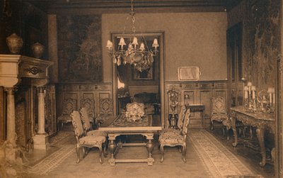 Dining Room at the Cuban Embassy in Brussels, Belgium, 1927 by Unbekannt