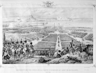 Distribution of the Crosses of the Legion of Honor at the Camp of Boulogne, 16 August 1804 by Unbekannt