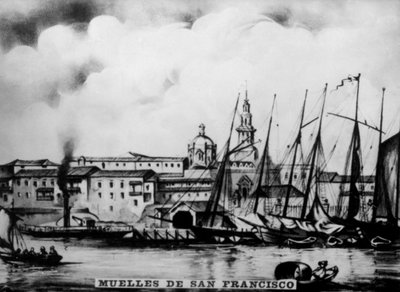 Docks of San Francisco by Unbekannt