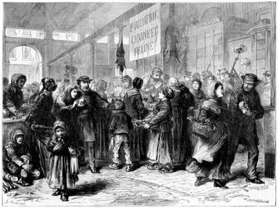 Dog and Cat Meat Butcher in Paris, Franco-Prussian War by Unbekannt