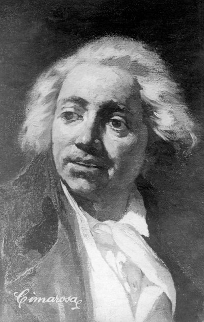 Domenico Cimarosa 1749-1801, Italian composer, 20th century by Unbekannt