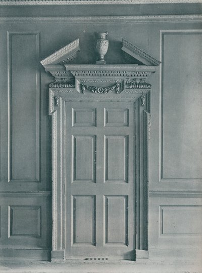 Door of Panelled Room, Early Georgian, 26, Hatton Garden by Unbekannt