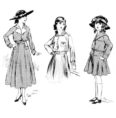 Dresses for Young Girls by Unbekannt