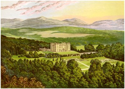 Drumlanrig Castle, Dumfriesshire, Scotland, home of the Duke of Buccleuch, c1880 by Unbekannt