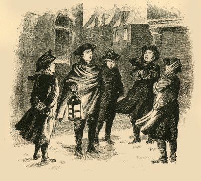 During the Winter Months the Scholars Were Sent Out to Sing in the Streets by Unbekannt
