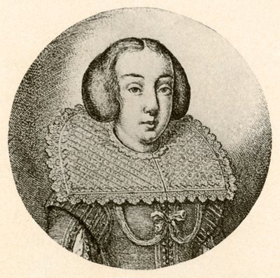 Dutch lady, hair arranged in puffs at the side by Unbekannt