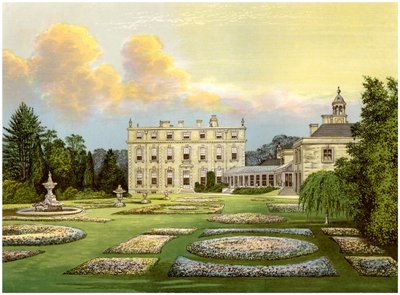 Dytchley House, Oxfordshire, Home of Viscount Dillon, c. 1880 by Unbekannt
